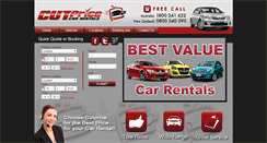 Desktop Screenshot of cutpricecarrentals.com